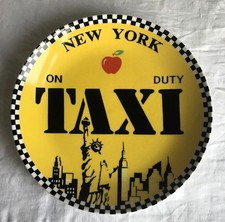 Studio Nova New York Taxi Yellow Cab Salad / Dessert Plate.