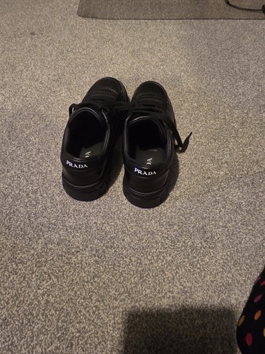 Prada black shoes trainers - prada, shoes/trainers