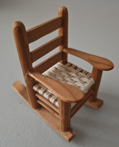Dollhouse ladder back rocking - ladder,