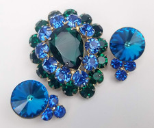 Rhinestone Brooch & Rivoli