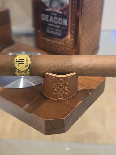 Cigar leather stand brown - stand,