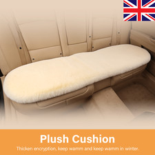 Faux Sheepskin Car Back Seat