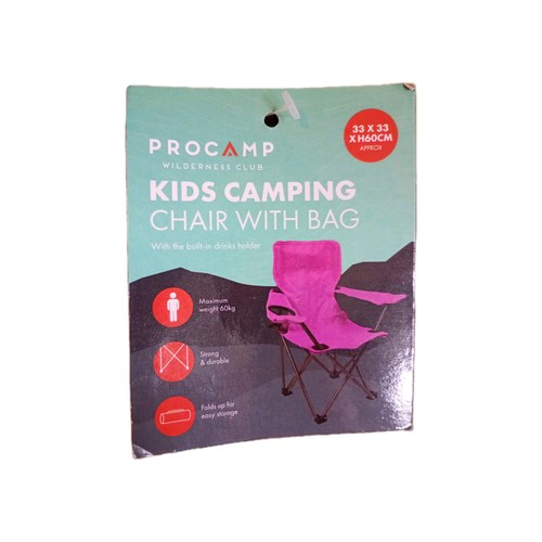 Kids camping chair - camping, bag