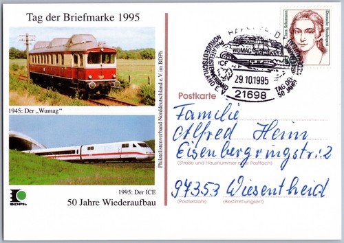 Postcard sst day - sst, stamp