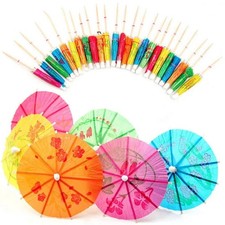 50PK Paper Cocktail Umbrellas