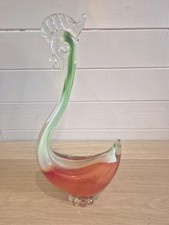 MURANO Vintage Glass Cockerel Italian Handmade Retro 1950s Large Multicolour VGC
