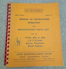 Instruction Book, Parts List