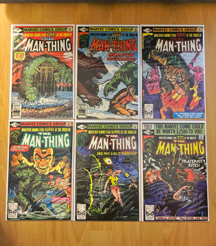 Marvel comics the man - marvel, man-thing