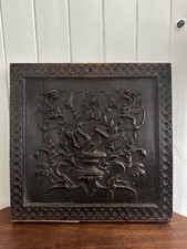 Antique Carved Oak Panel