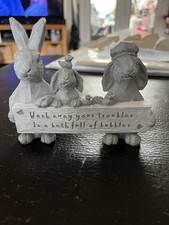 Bathroom Grey Rabbit Ceramic