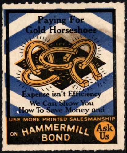 Vintage poster stamp - vintage, us