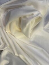 Bamboo Jersey Fabric Material - PH NEUTRAL  WHITE  2 metres  Bamboo 65/35 cotton