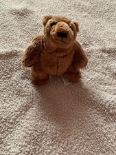 VGC John West Promotional Soft Plush Toy Bear 5” Excellent Condition