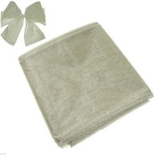Silver Organza Chair Bows Pack