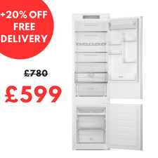 HOTPOINT HTC20 T321 Integrated 70/30 Fridge Freezer - Sliding Hinge