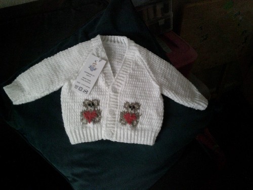 New hand knitted baby cardigan - knitted,
