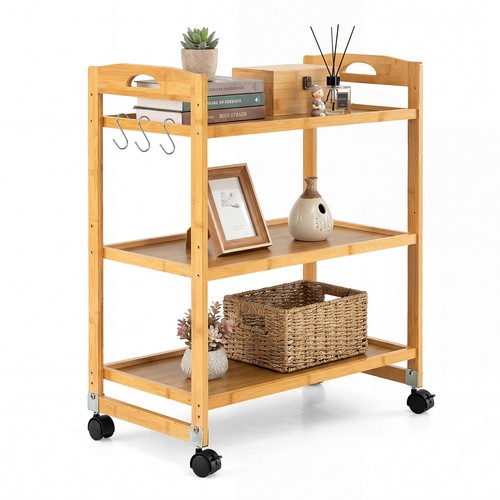 Tier storage rolling cart - 3-tier,