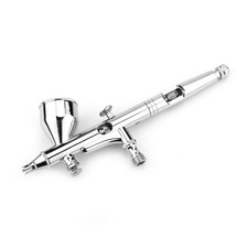 0.2MM Gravity Feed Dual Action Airbrush Kit For Cake Decorating Makeup Nail Fit