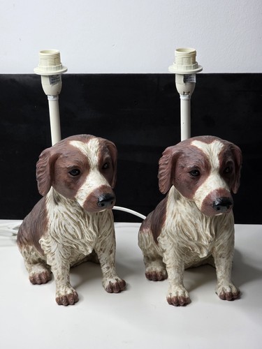 Springer spaniel table lamps - spaniel,