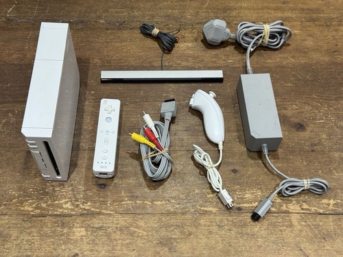Nintendo wii console white pal - console,