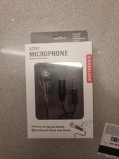 Kikkerland Mini Karaoke Microphone Smartphones Laptop Desktop