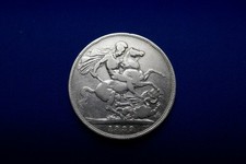 1889 Queen Victoria Sterling Silver Jubilee Head Crown Coin