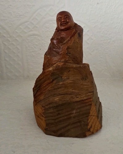 Wooden carved buddha ironwood - buddha,