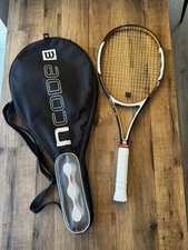 Wilson N Blade 304g Grip Size 4 1/4 Tennis Racket With Case And Dampener