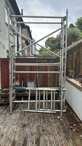 Aluminium folding scaffold - aluminium,