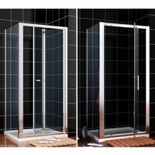 Shower enclosure fold pivot - enclosure, bi