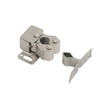 Double Roller Catch Bronze or Zinc Plated Cupboard Cabinet Door Latch Caravan