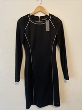 Calvin Klein Little Black Dress Size Small Body-con Slimming Gift Idea