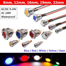 8-22mm Waterproof Metal LED