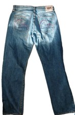 Vintage Evisu Men's Blue Jeans (Genes)  36w 32l - Used But VGC