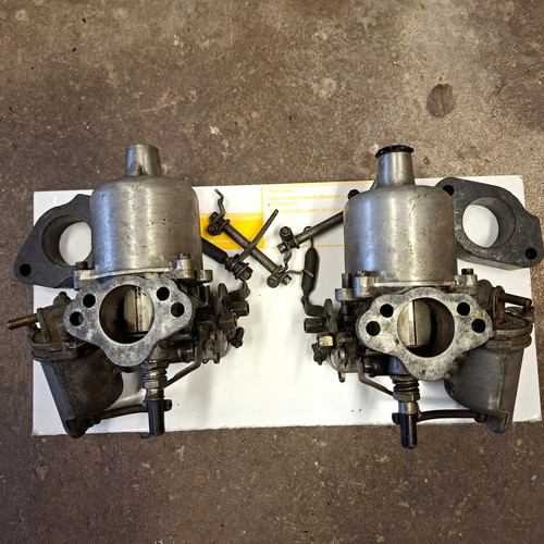 Vintage twin carburettors - twin, su