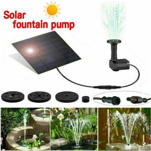 Solar panel powered water - solar,