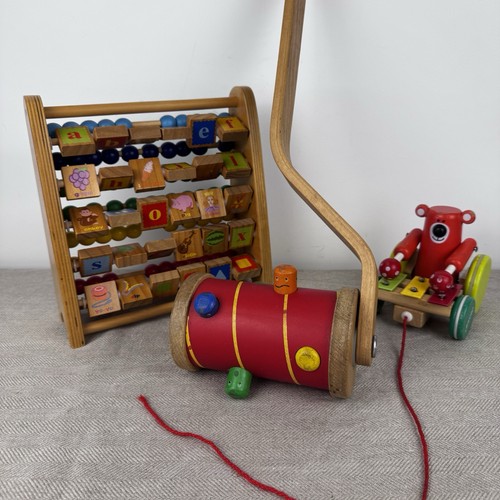 Wooden toddler toy bundle - wooden,