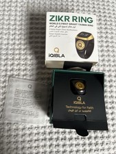 Smart Tasbih Ring Tally Counter Muslim Prayer Ramadan Digital Tasbeeh Black 22mm