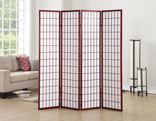 Oriental Shoji 4 Panel Screen