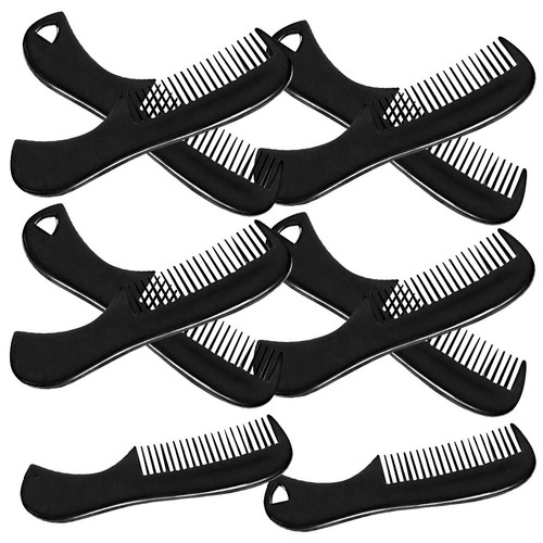 Mens beard comb black reusable - comb,