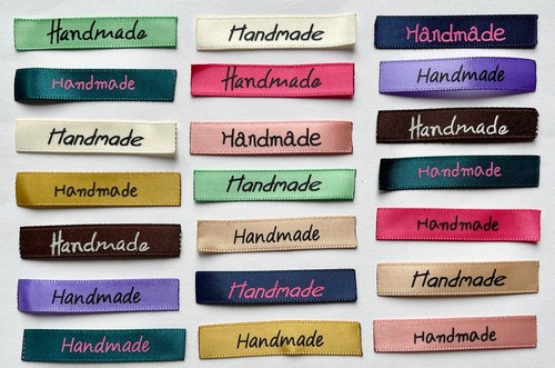 Fabric labels handmade hand - fabric,