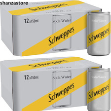 SCHWEPPES SODA WATER 150ML X
