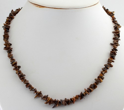 Tigereye necklace precious - necklace,