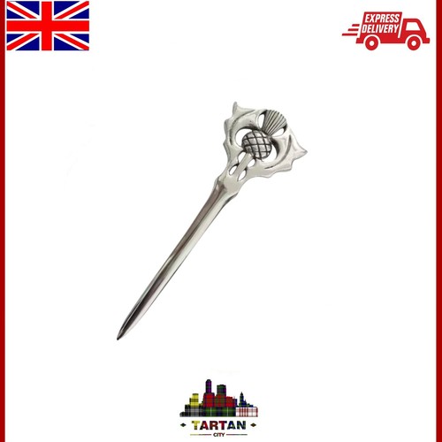 Scottish thistle kilt pin - scottish,