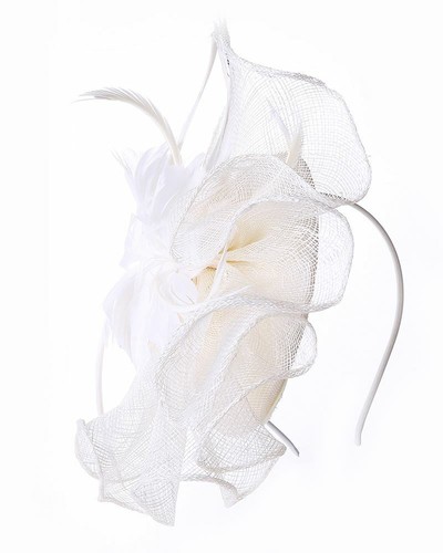 Sinamay headband fascinator - headband,