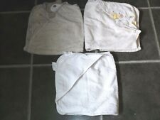 3 baby animal hooded bath towels VGC The white company & Babies R Us
