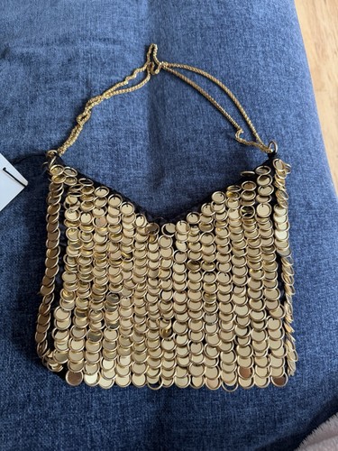 Zara nwt fw23 - golden, beaded