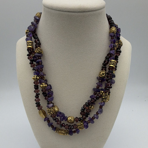 Multi strand layered beaded - layered,