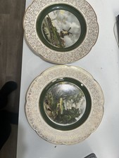 2 x decorative plates Ascot service plate by Wood and sons