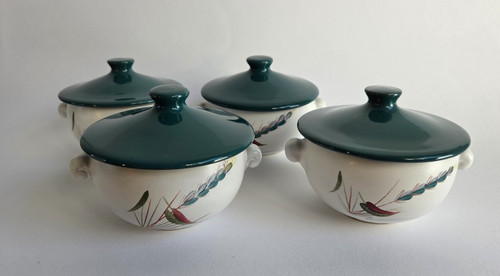 Denby pottery greenwheat set - denby,